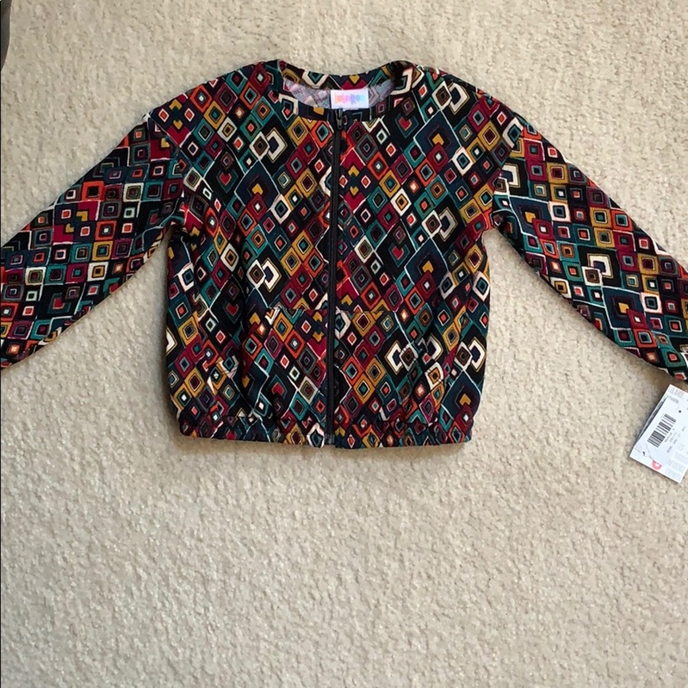 NWT Lularoe Kids Monroe Lightweight Jacket Size 6